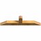 Ekena Millwork Portland Rough Sawn Timber Gable Bracket, Western Red Cedar, 48"W x 12"H x 4"D x 4"F, 6/12 Pitch GBW048X12X0404POR00RWR - alternate 4